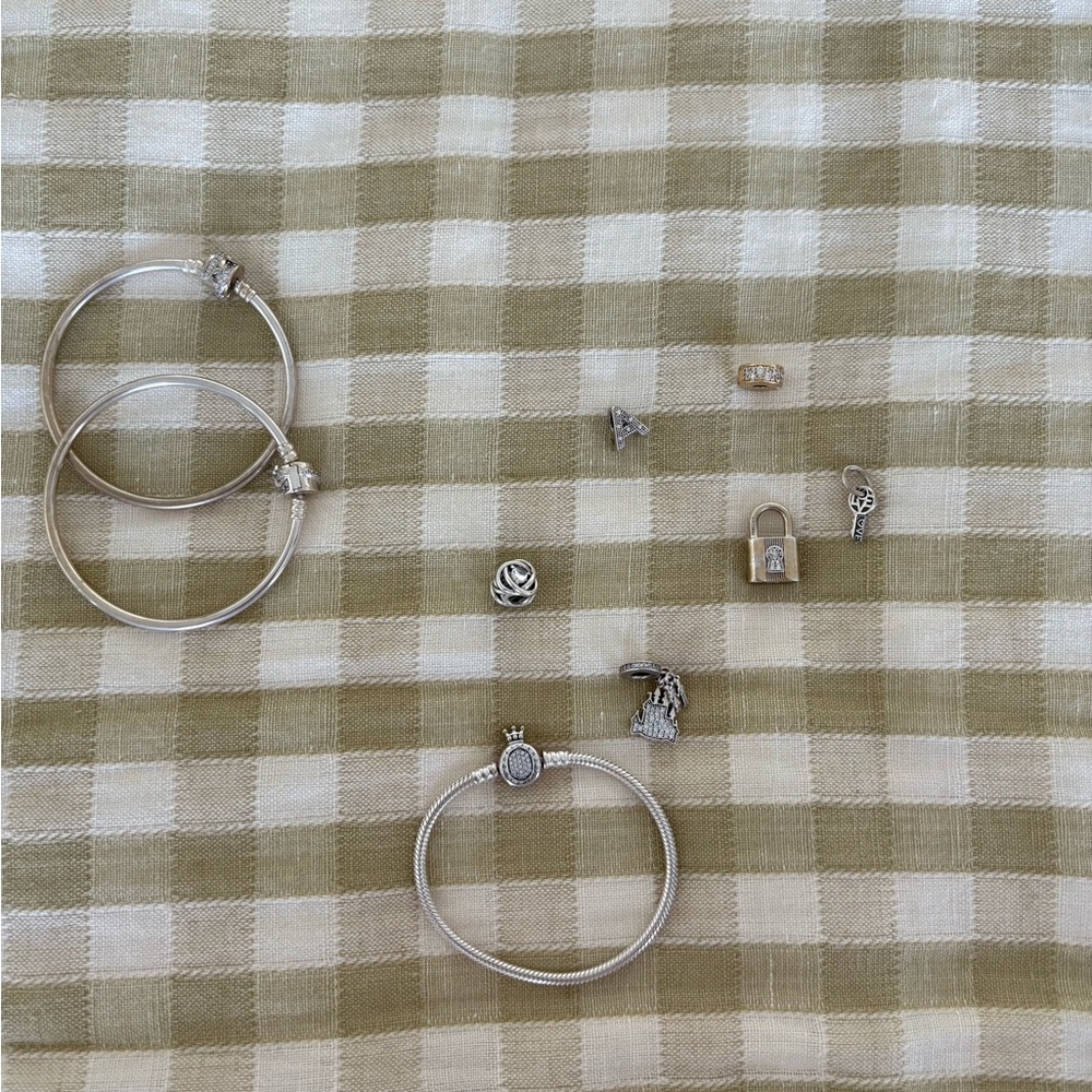 Pandora Silver Charm Bracelet Set